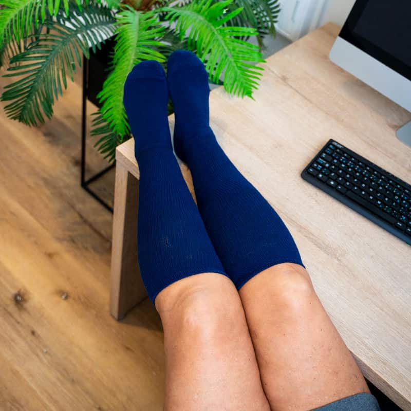 Navy Blue EasyStretch™ Socks