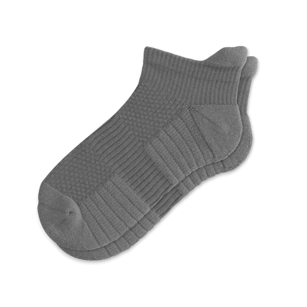 Gray Ankle Compression Socks