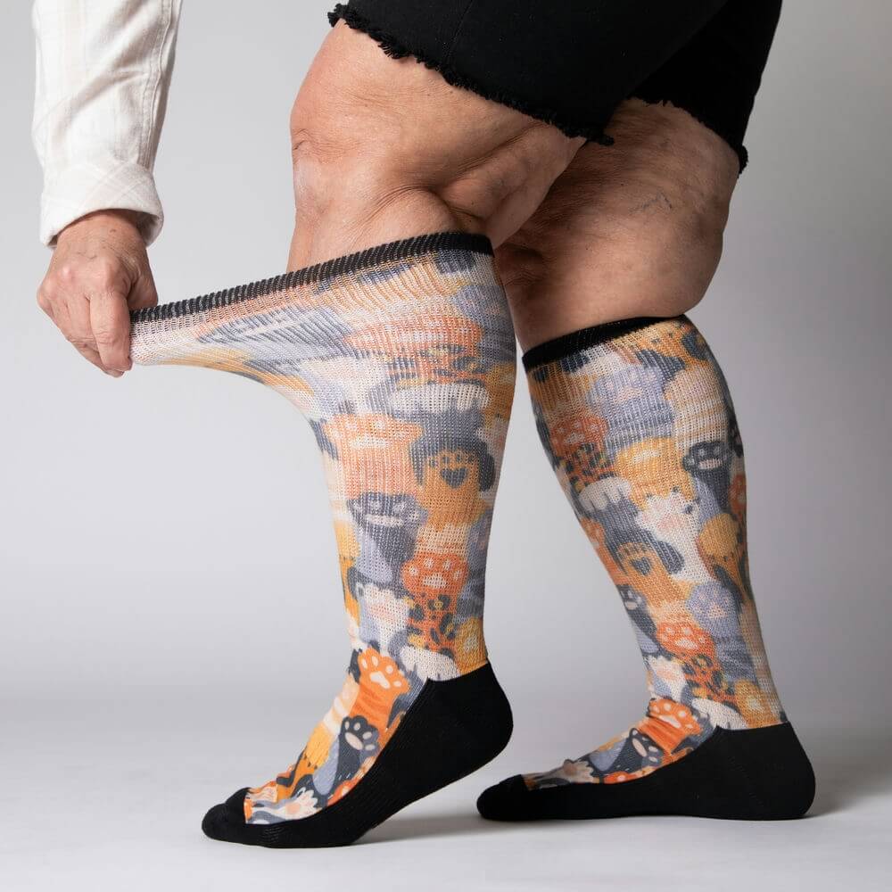 Cat Paws EasyStretch™ Socks