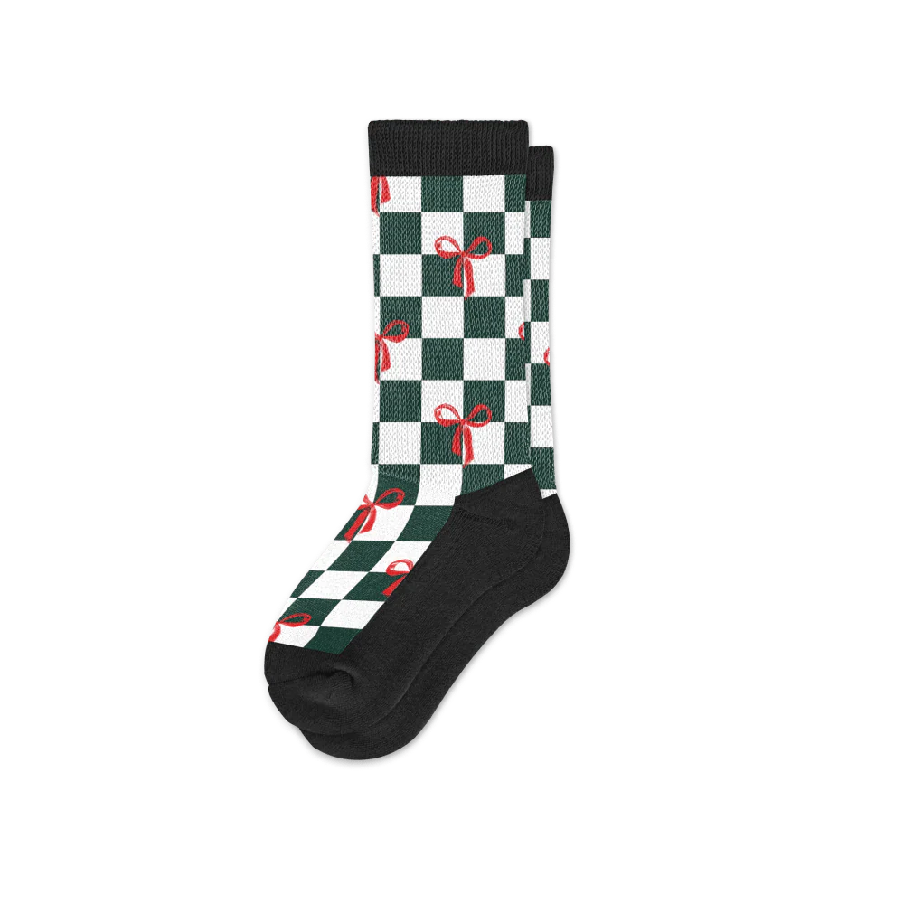 Checks & Bows EasyStretch™ Socks