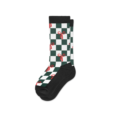 Checks & Bows EasyStretch™ Socks