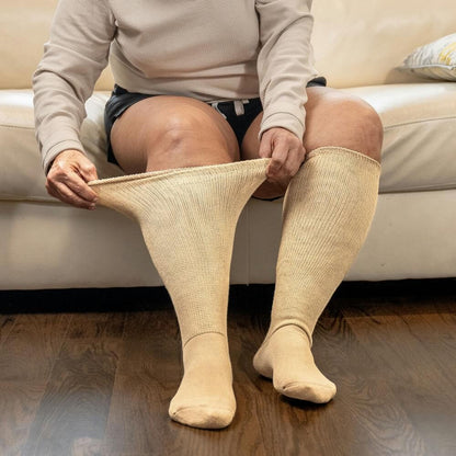 Tan EasyStretch™ Socks