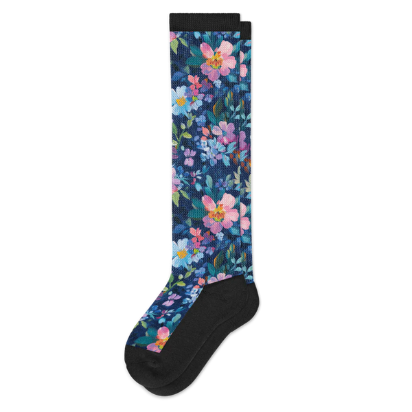 Night Blooms EasyStretch™ Socks